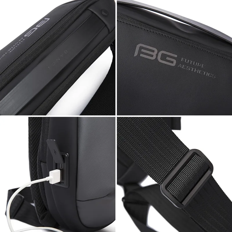 Diebstahlsicherer Multifunktionaler Umhängetasche – Bild 4