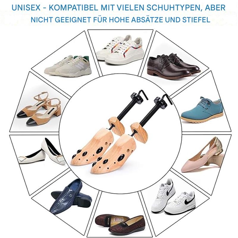 Schuhformer aus Holz – Einstellbar, 2 Stück, Für Große Füße – Bild 3