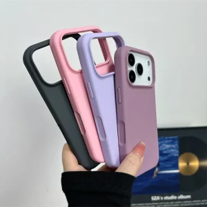 Flüssige Silikonhülle iPhone 17 MagSafe Kamera Schutz Stoßfest