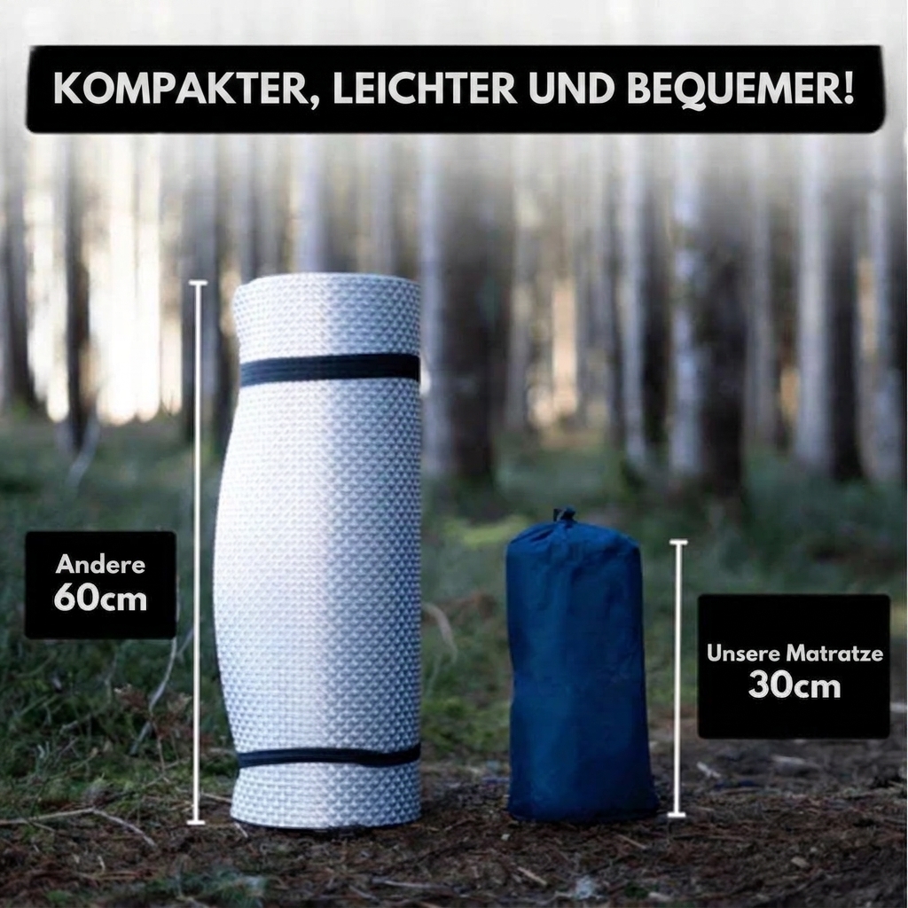 Aufblasbare Isomatte mit Fußpumpe – Ultraleicht & Kompakt – Bild 13