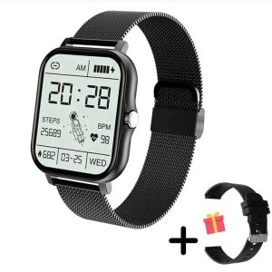 Schwarz inkl. GRATIS zusätzlichem Uhrenarmband