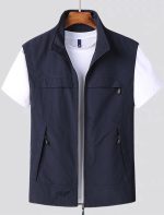 Leichte Herren Funktionsweste mit Taschen für Outdoor & Alltag
