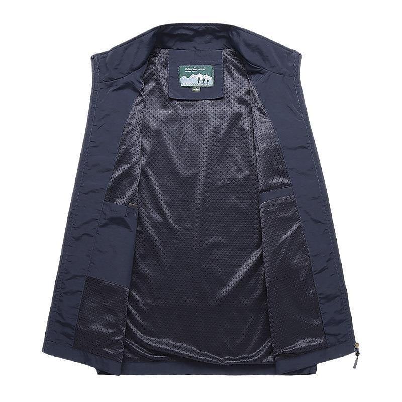 Leichte Herren Funktionsweste mit Taschen für Outdoor & Alltag – Bild 6