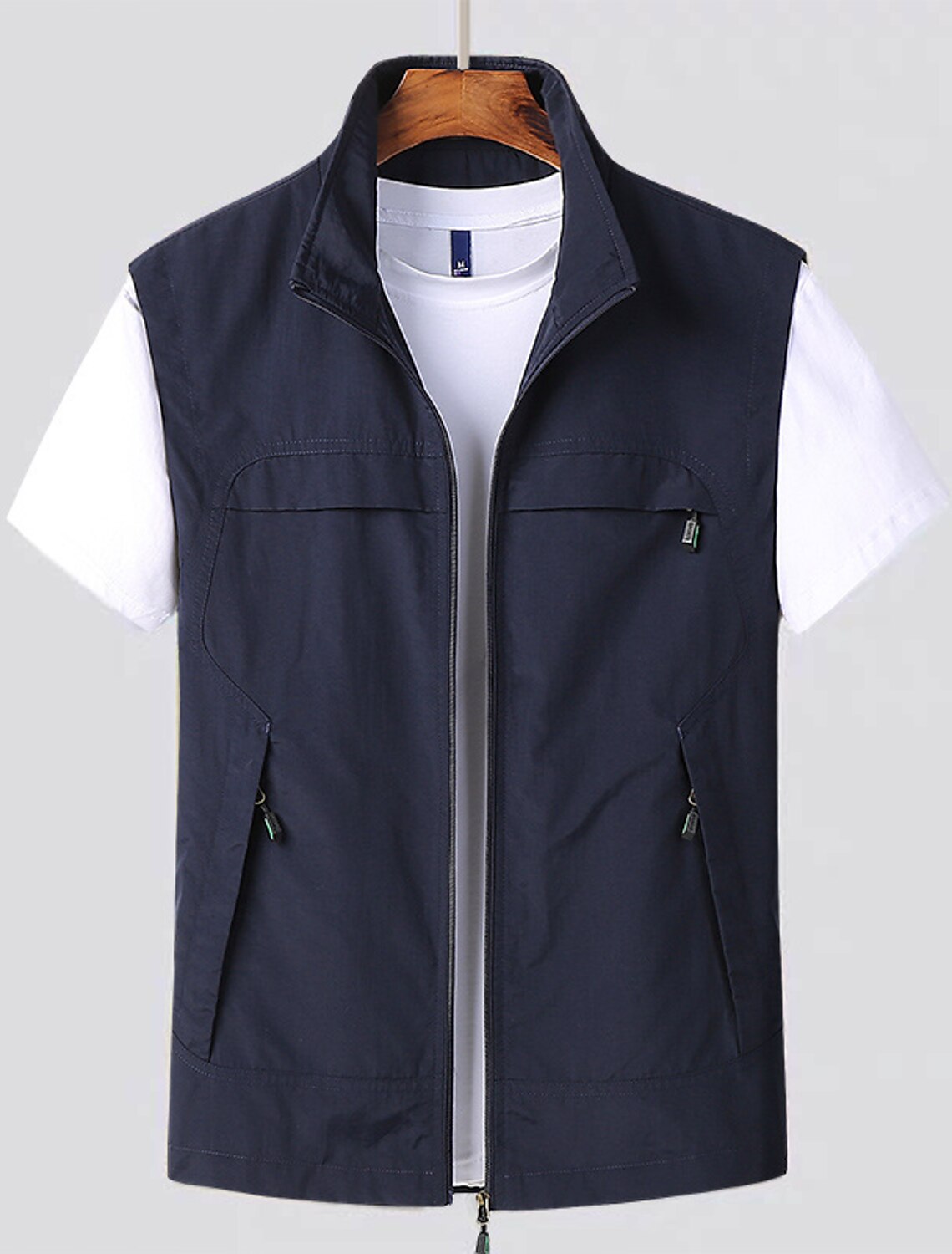 Leichte Herren Funktionsweste mit Taschen für Outdoor & Alltag