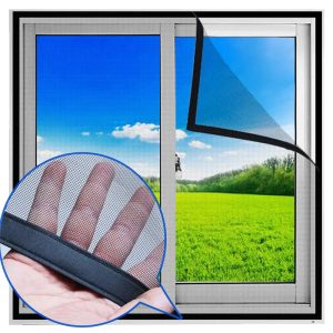 Fenster Insektenschutz Schwarz – Robustes Fiberglasgewebe