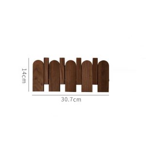 Wandhakenleiste Holz Flurgarderobe klappbar modern