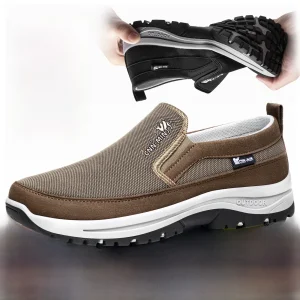 Unisex Bequeme Canvas Slip-On Schuhe Atmungsaktiv Freizeit Rutschfest