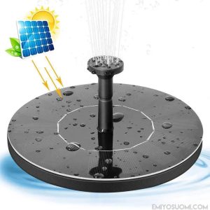 Solar Springbrunnen Mini Schwimmend Garten Teich Vogelbad