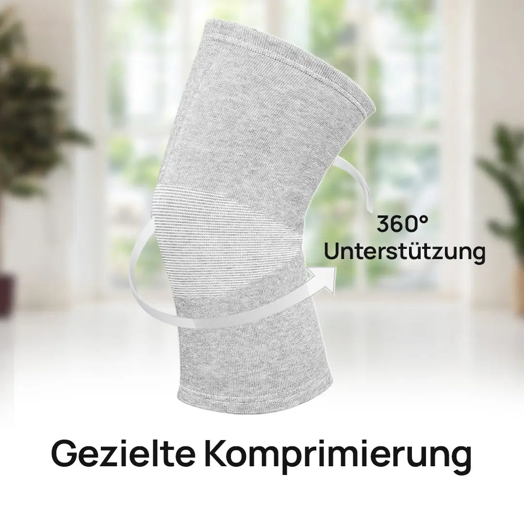 Knie-Stützbandage Bambus Sport Gelenkschutz Größen S-2XL – Bild 5