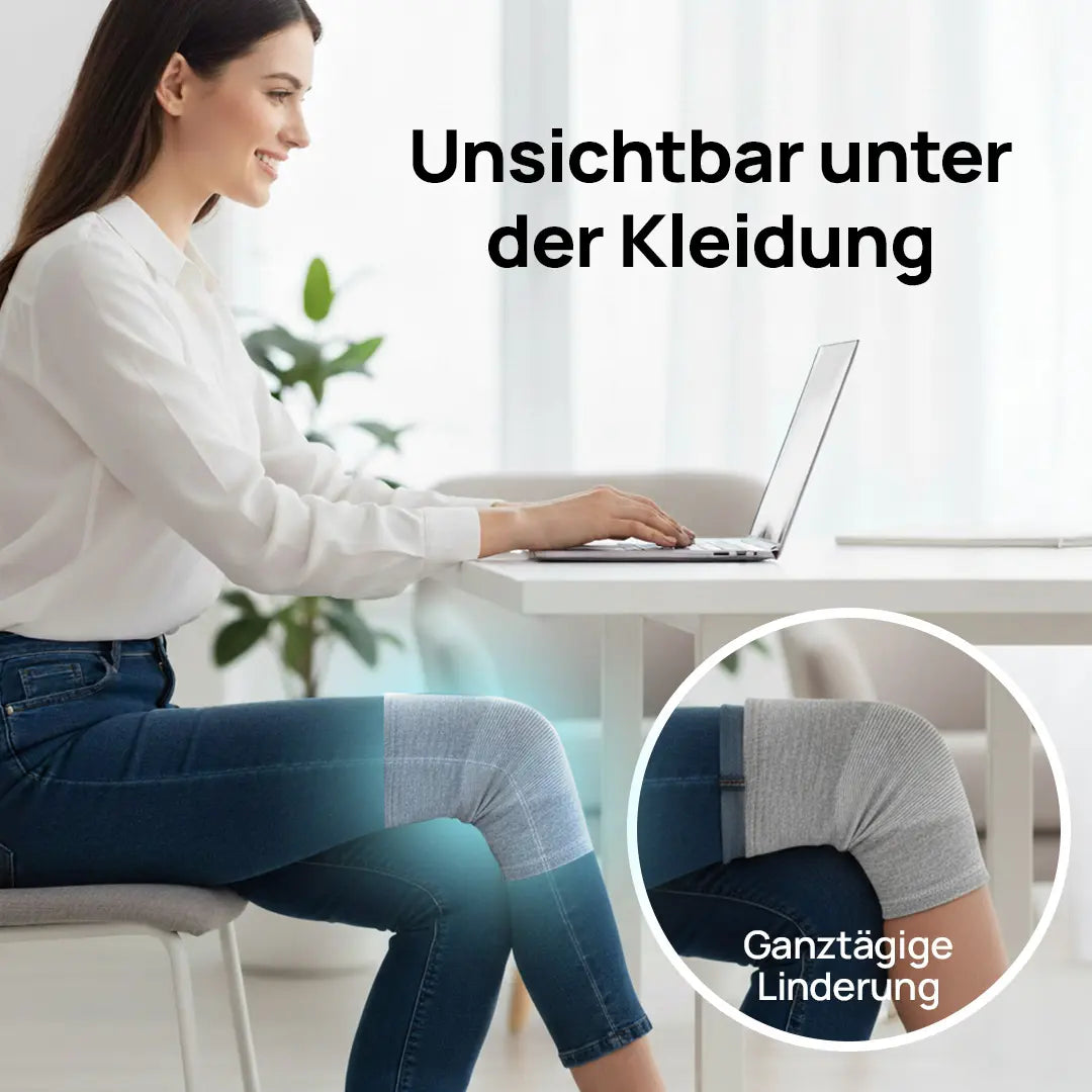 Knie-Stützbandage Bambus Sport Gelenkschutz Größen S-2XL – Bild 6