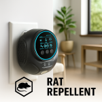 Ultraschall Ratten Mäuse Vertreiber | 3200m² Innen & Außen