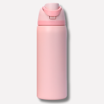 Sport Trinkflasche Edelstahl auslaufsicher Strohhalm