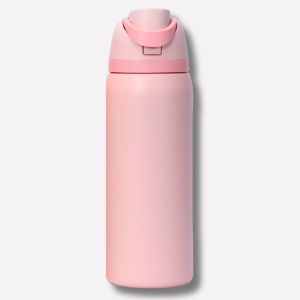 Sport Trinkflasche Edelstahl auslaufsicher Strohhalm