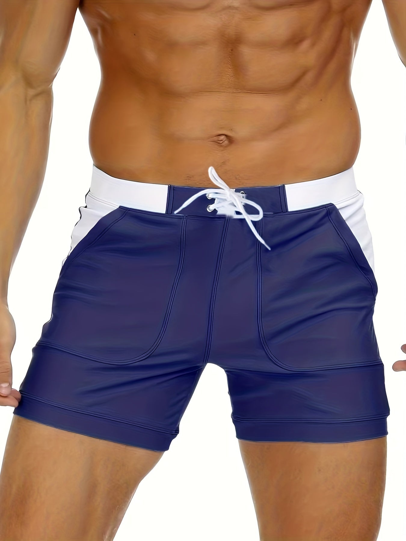Badeshorts Herren schnelltrocknend für Strand & Sport – Bild 2