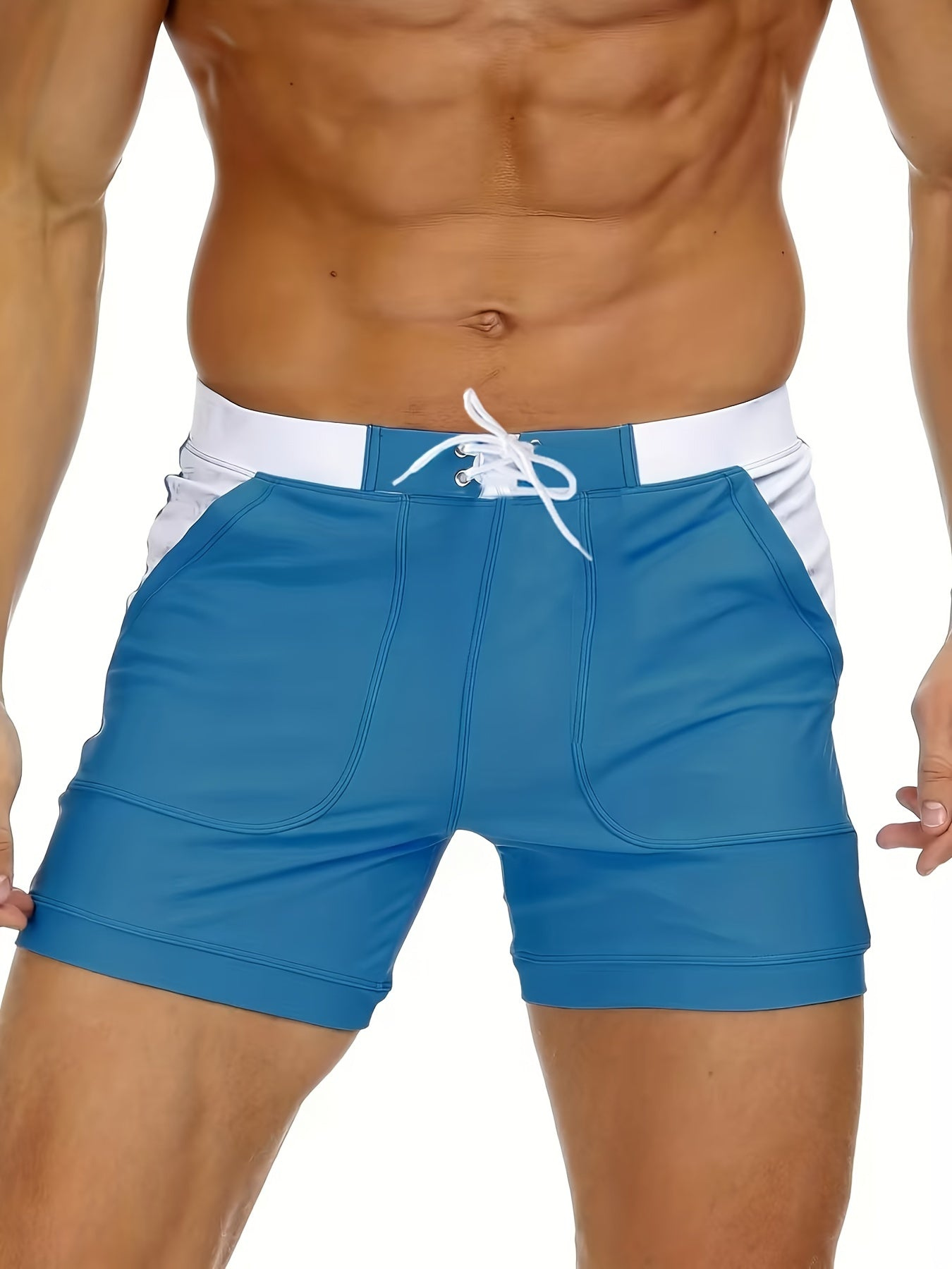 Badeshorts Herren schnelltrocknend für Strand & Sport – Bild 4