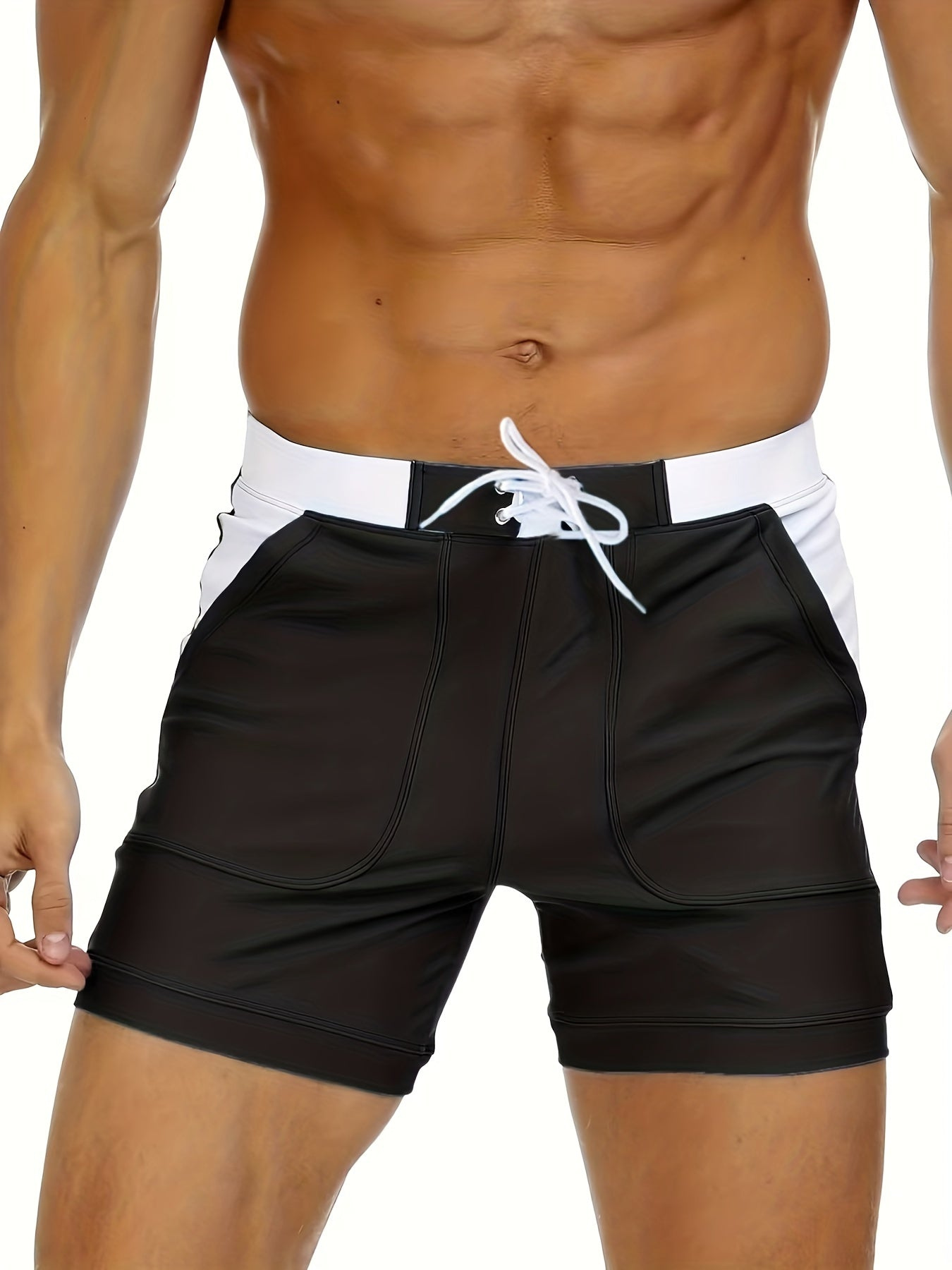 Badeshorts Herren schnelltrocknend für Strand & Sport – Bild 3