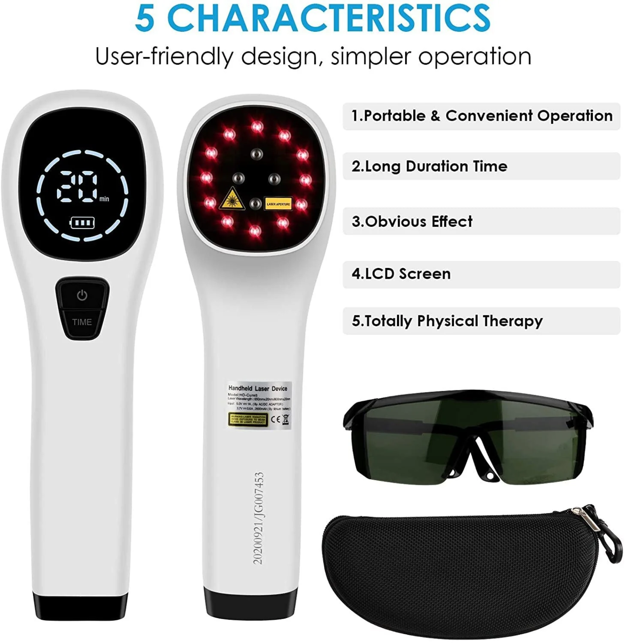 Rotlichttherapie Lasergerät für Zuhause Schmerzlinderung Haustier – Bild 4