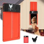 Automatische Hühnertür mit Lichtsensor für sicheren Stall