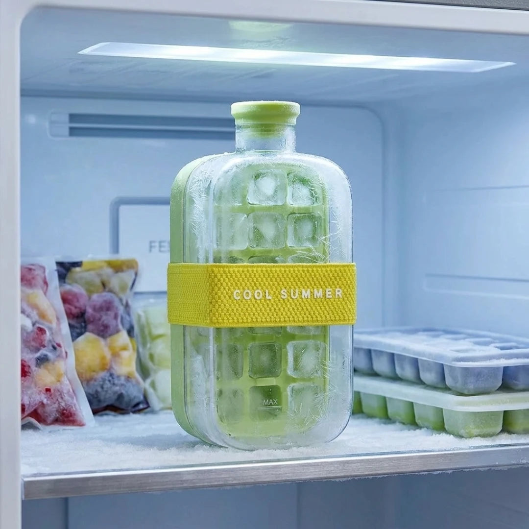 Trinkflasche mit Eiswürfelform | Tragbar & BPA-frei – Bild 8