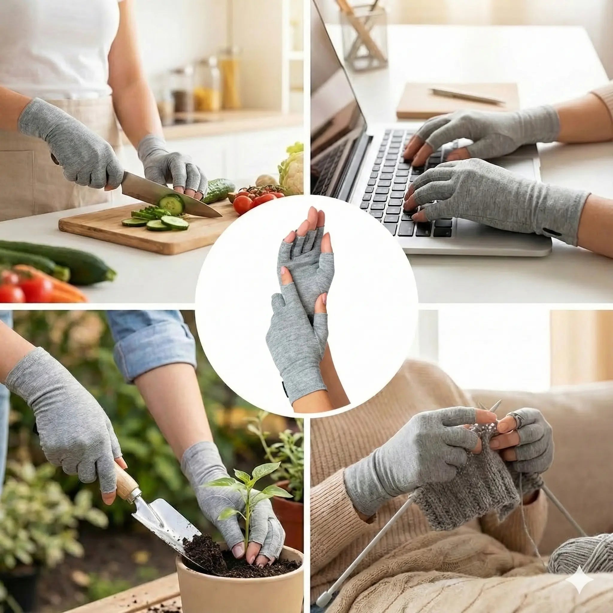 Komfortable Handschuhe aus Naturfaser atmungsaktiv – Bild 3