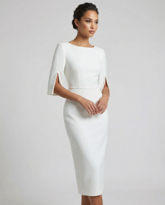 Etuikleid Damen Schmale Passform Büro Abend Look