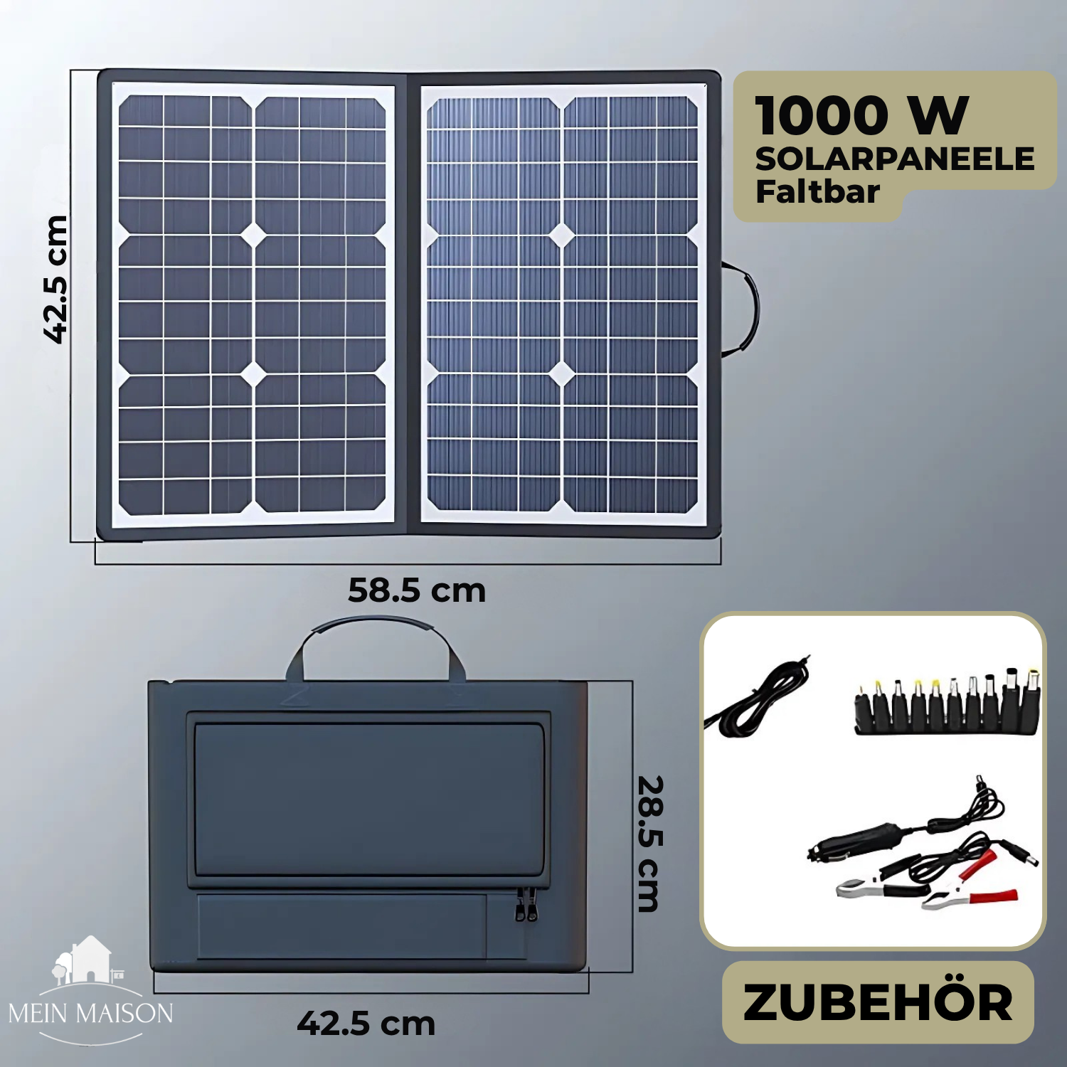 Faltbares Solarmodul 40W mit MPPT | Mobil für Outdoor & Wohnmobil – Bild 4
