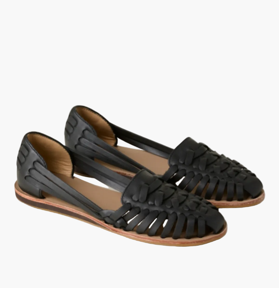 Flache Damen Sandalen geflochten – Bequem für den Sommer