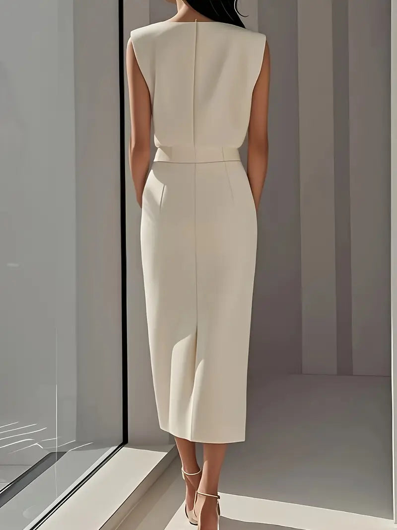 Elegantes Damenkleid mit Seitenschlitz – Bequem & Figurschmeichelnd – Bild 9