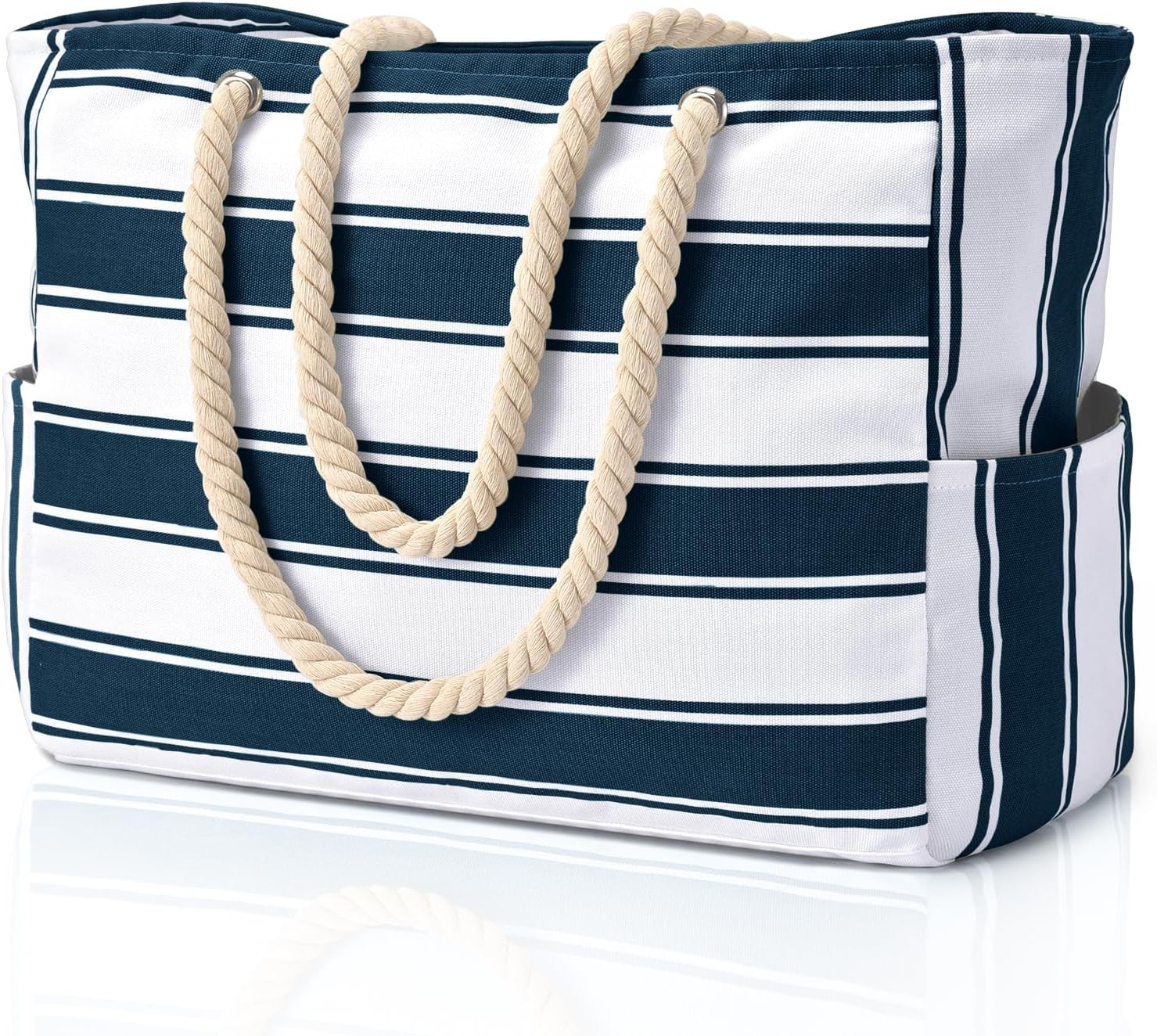Wasserdichte Strandtasche XXL mit Fächern für Reise & Pool – Bild 18