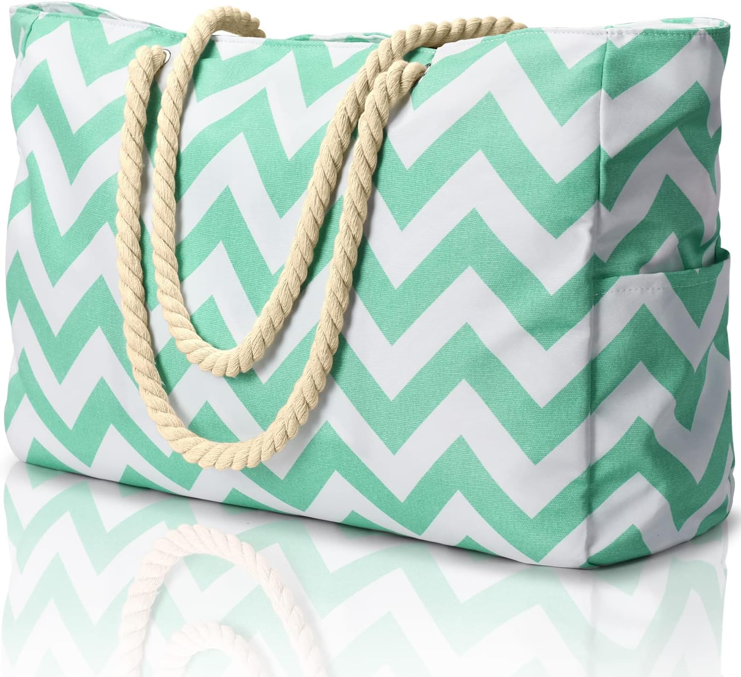 Wasserdichte Strandtasche XXL mit Fächern für Reise & Pool – Bild 19