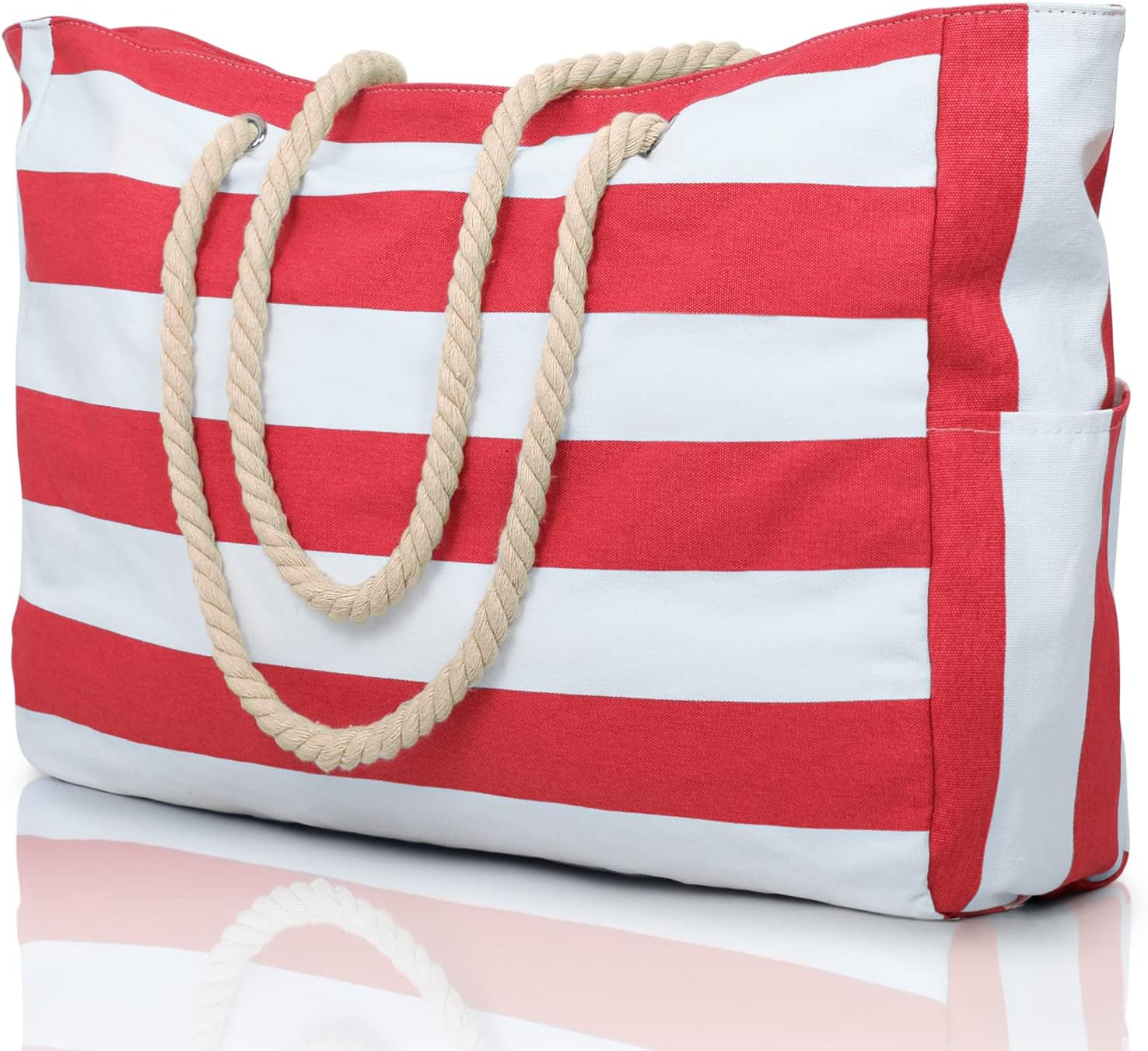 Wasserdichte Strandtasche XXL mit Fächern für Reise & Pool – Bild 5