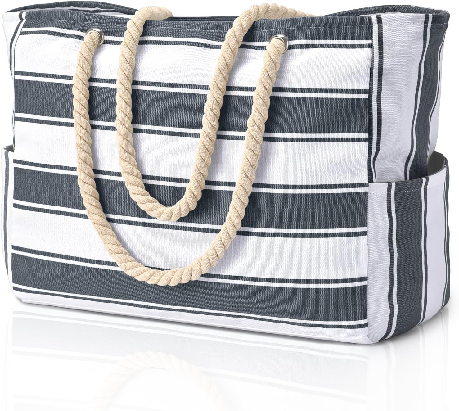 Wasserdichte Strandtasche XXL mit Fächern für Reise & Pool – Bild 20