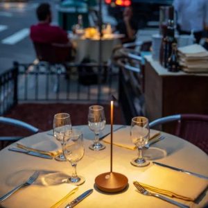 Akku LED Tischlampe dimmbar Outdoor Indoor Design