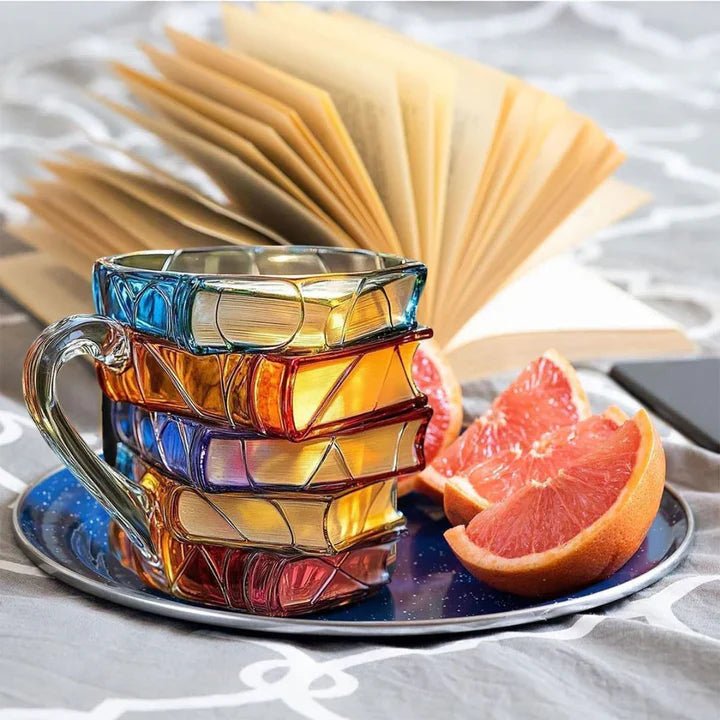Literarischer Glasbecher 3D | Einzigartiges Geschenk für Leser – Bild 3