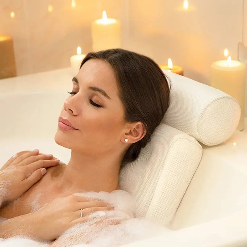 Badekissen ergonomisch Nackenstütze Badewanne – Bild 3