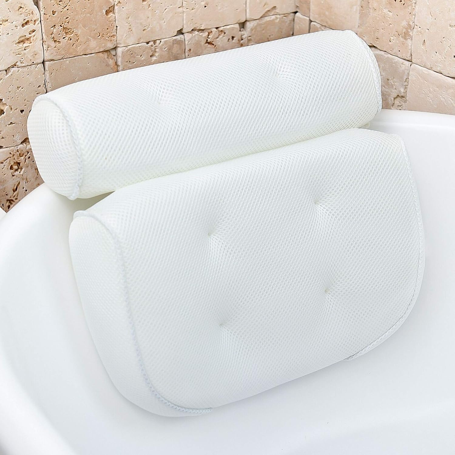 Badekissen ergonomisch Nackenstütze Badewanne – Bild 4