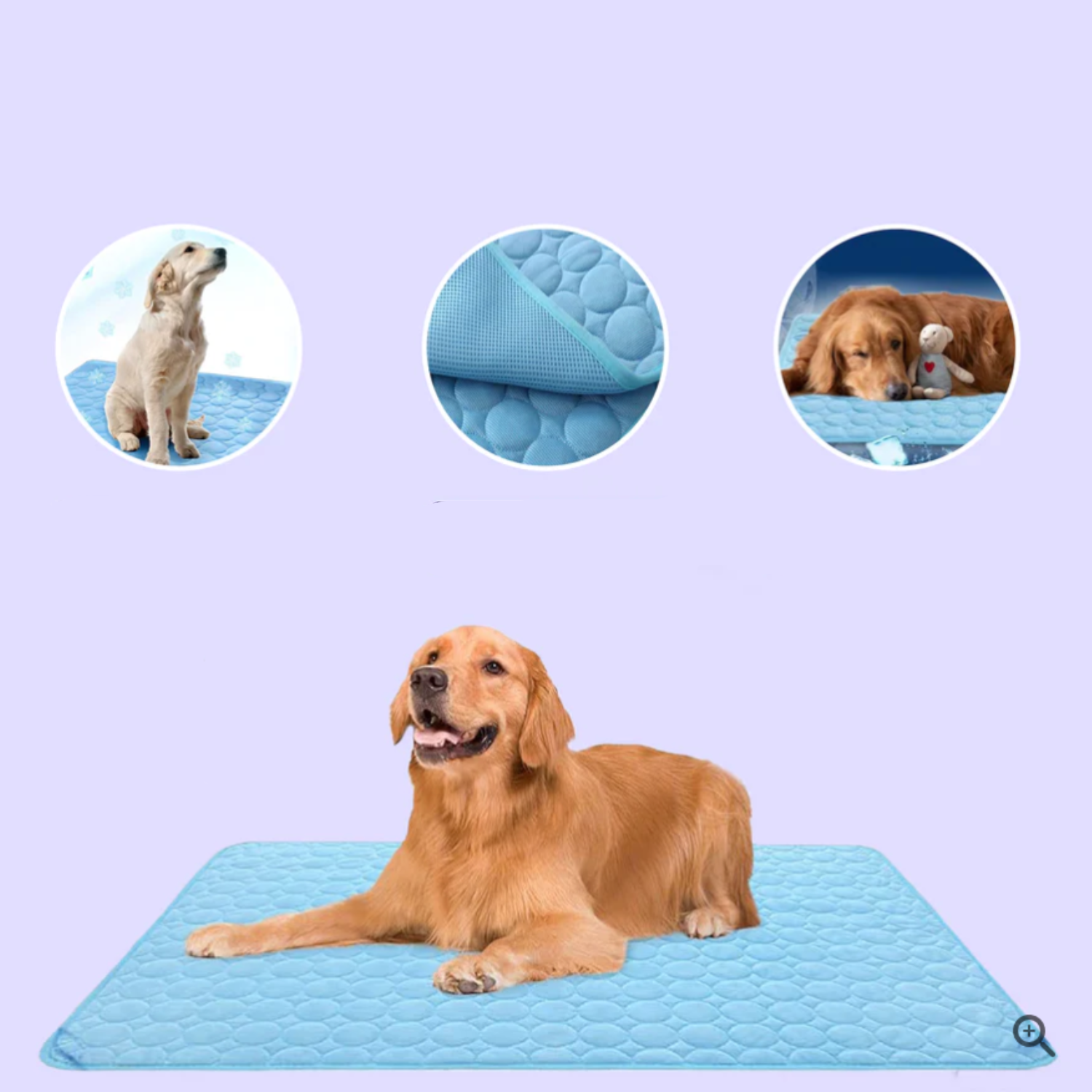 Kühlende Hundematte für heiße Sommertage