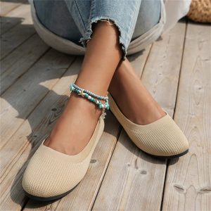 Bequeme Damenschuhe mit Fußgewölbestütze und Memory-Schaum