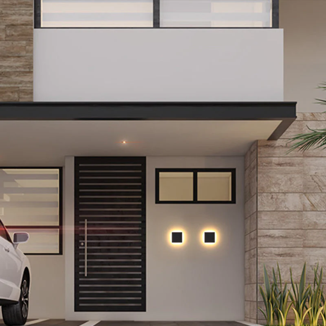 Moderne LED Außenwandleuchte IP65 Metall Garten Terrasse – Bild 15