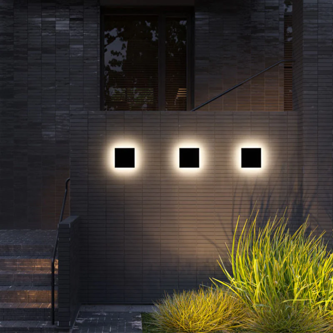 Moderne LED Außenwandleuchte IP65 Metall Garten Terrasse – Bild 17