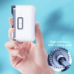 Elektrischer Fußnageltrimmer mit Akku für präzise Nagelpflege