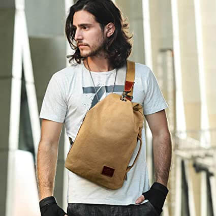 Sichere Canvas Sling Bag – wasserdicht für Reise & Alltag – Bild 12