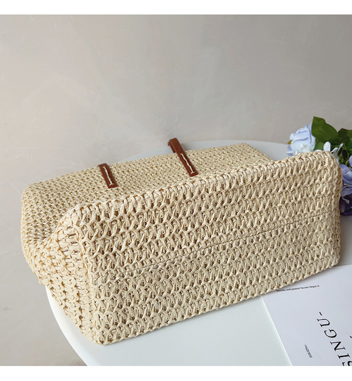 Damen Tasche Sommer geräumig Reißverschlussfach – Bild 9