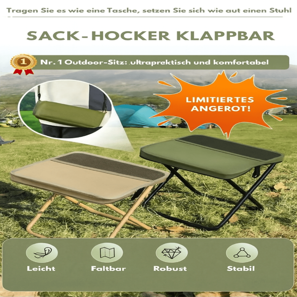 Stuhlrucksack ultraleicht wasserdicht 150kg für Camping – Bild 7