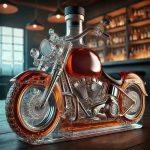 Whiskyflasche hochwertiges Glas 350ml Sammlerstück
