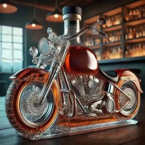 Whiskyflasche hochwertiges Glas 350ml Sammlerstück