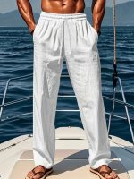 Herren Leinenhose – Lockerer Schnitt für Sommer & Freizeit