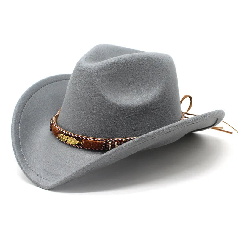 Hut Westernstil mit Kordeldetail für Sonnenschutz – Bild 4