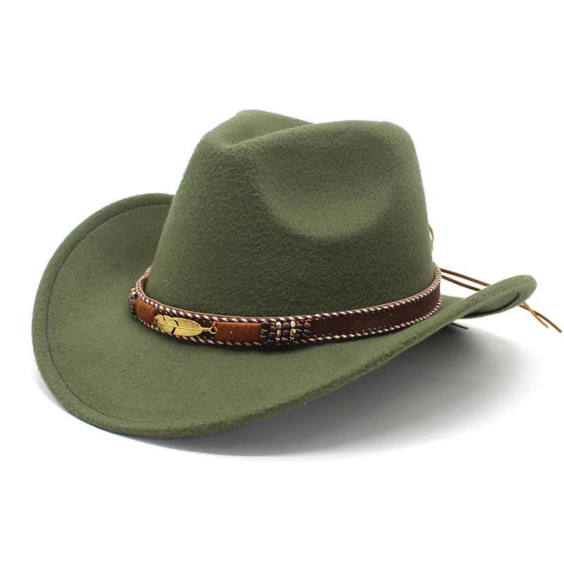 Hut Westernstil mit Kordeldetail für Sonnenschutz – Bild 14
