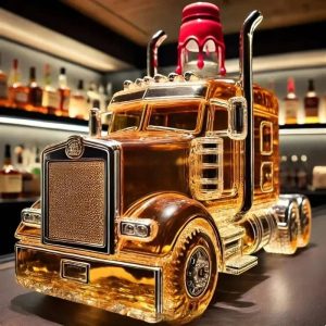 Whiskeykaraffe LKW-Design Glas für Lagerung & Dekoration